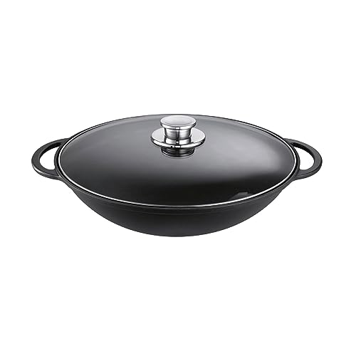 schulte-ufer-rustika-1662-36-s-wok-36-cm-emailliertes-gusseisen-schwarz-induktio image 4