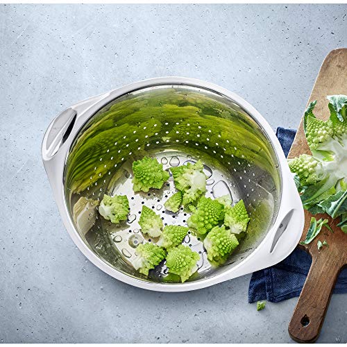 wmf-gourmet-sieb-edelstahl-24-cm-seiher-mit-gro-en-l-chern-aus-cromargan-edelsta image 8