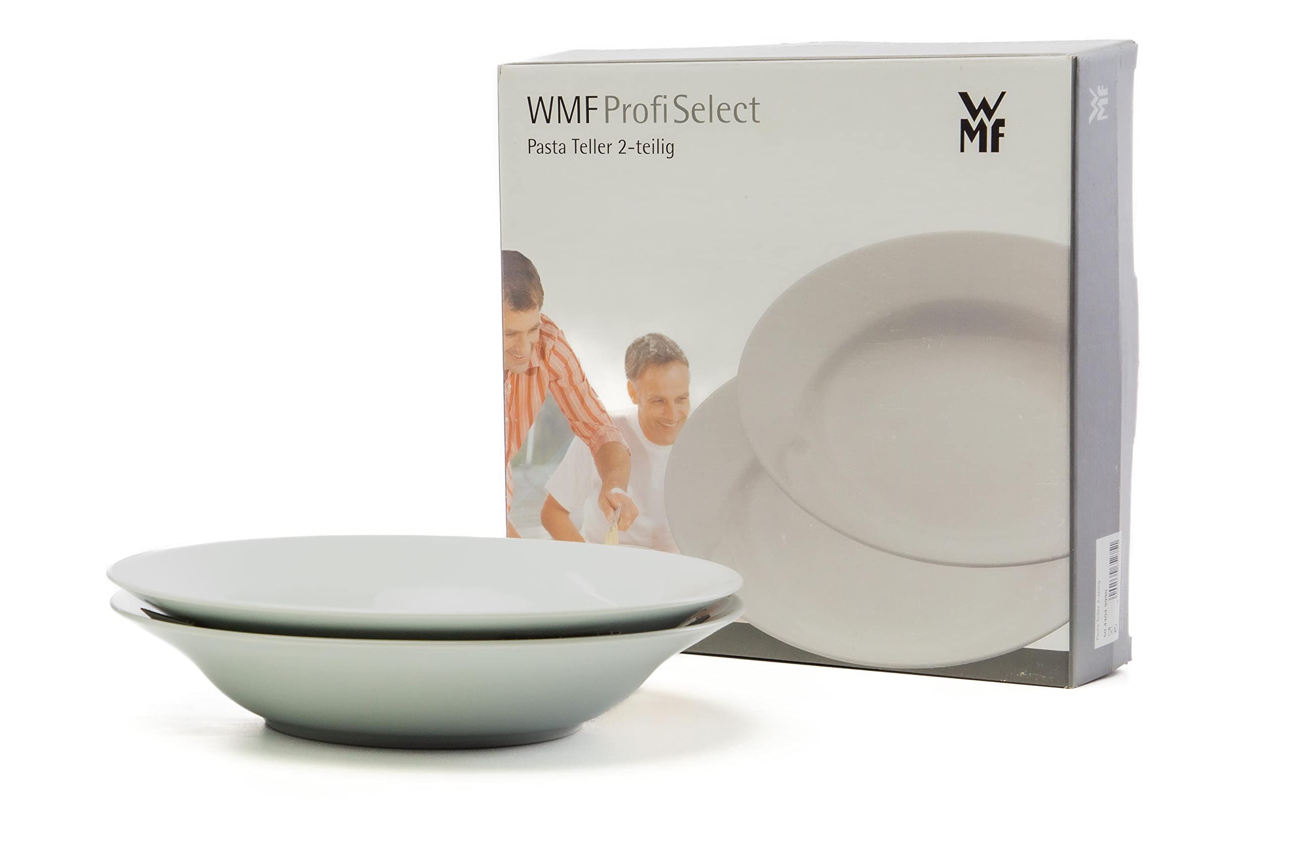wmf-profi-select-pastateller-set-2-teilig-30-cm-transparentes-porzellan-tief-mit image 1
