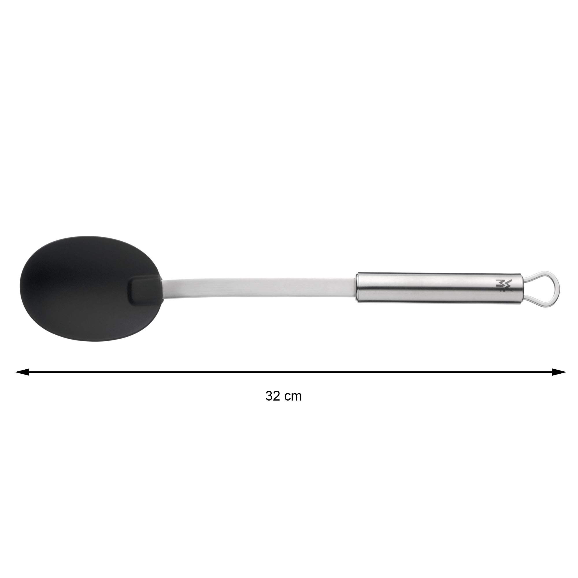 wmf-profi-plus-servierl-ffel-32-cm-cromargan-edelstahl-mit-kunststofflaffe-hitze image 2