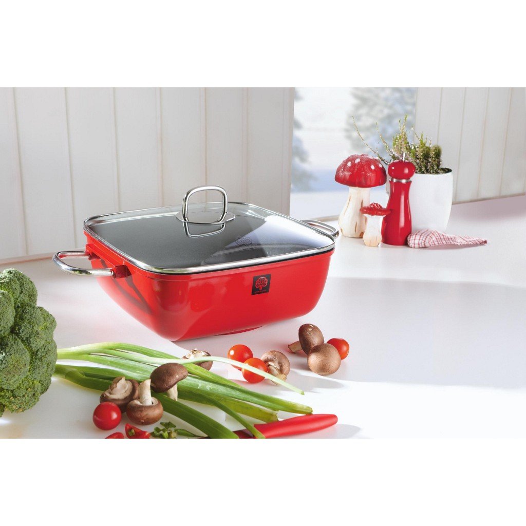 schulte-ufer-schmortopf-gloria-eckig-28-x-28-cm-mit-edelstahl-isoliergriffen-ind image 2